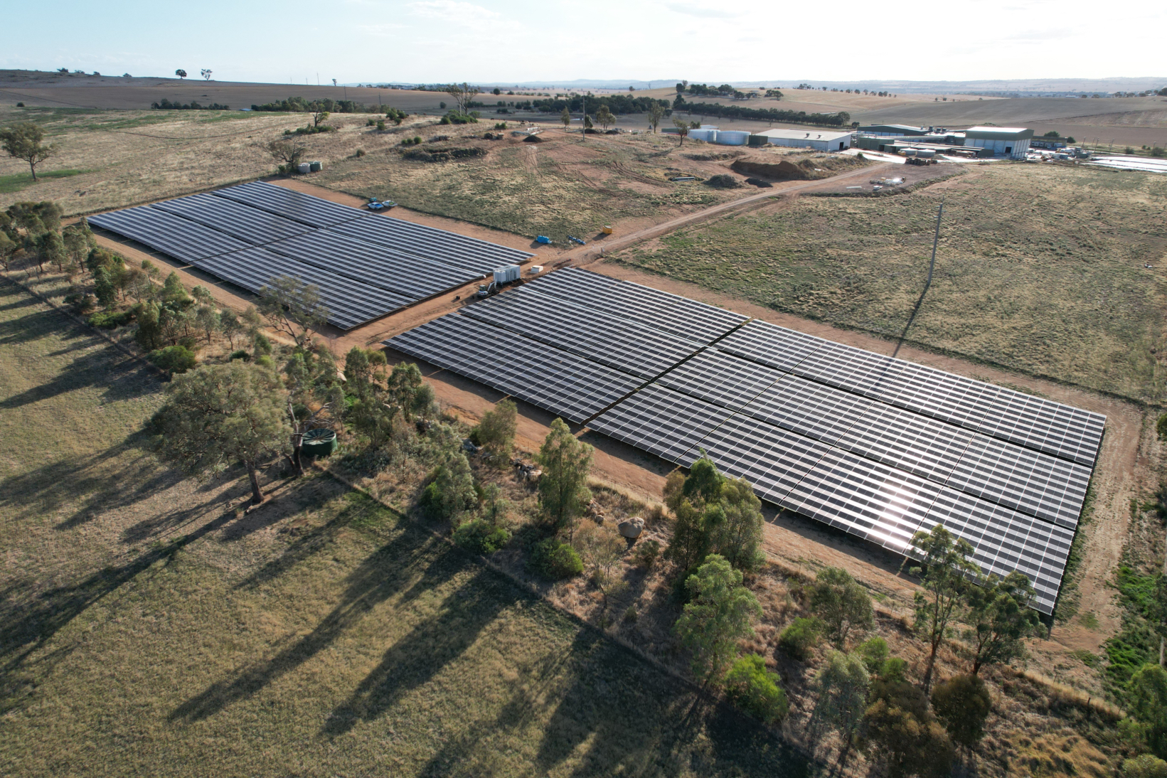 Bell Bay Solar Farm Aerial